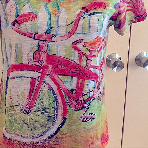 GUC Leoma Lovegrove “Pink Racers”  T-shirt - Picture 5 of 5